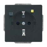 Busch-Jaeger 3120 EUCB-81 FI-SCHUKOMAT Schuko-Steckdose mit Fehlerstrom-Schutzschalter anthrazit 2CKA003116A0667 