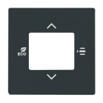 Busch-Jaeger 6109/03-81 Zentralscheibe für Raumtemperaturregler oder Raumtemperaturregler mit CO anthrazit 2CKA006155A0041 