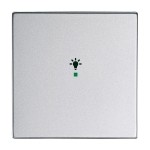 Busch-Jaeger 6231-10-83 Wippe 1-fach mit Symbol 'Licht' alusilber 2CKA006220A0036 