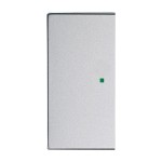 Busch-Jaeger 6230-20-83 Wippe 2-fach links/rechts ohne Bedruckung alusilber 2CKA006220A0048 