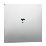Busch-Jaeger 6231-10-866 Wippe 1-fach mit Symbol 'Licht' edelstahl 2CKA006220A0414 