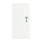 Busch-Jaeger 6231-21-884 Wippe 2-fach links mit Symbol 'Licht' studioweiß matt 2CKA006220A0487 