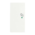 Busch-Jaeger 6234-21-884 Wippe 2-fach links mit Symbol 'Dimmer' studioweiß matt 2CKA006220A0490 