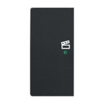 Busch-Jaeger 6233-21-885 Wippe 2-fach links mit Symbol 'Szene' schwarz matt 2CKA006220A0506 