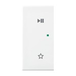 Busch-Jaeger 6237-21-914 Wippe/L 2-fach,Play/Pause alpinweiß 2CKA006220A0753 