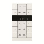 Busch-Jaeger SBR/U10.0.11-884 Raumtemperaturregler mit Bedienfunktion 10-fach Busch-Tenton® studioweiß matt 2CKA006330A0051 