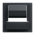 Busch-Jaeger 6477-885 Zentralscheibe für Busch-powerDock schwarz matt 2CKA006400A0063 