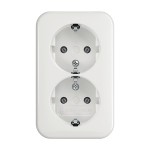 Busch-Jaeger 202 EAP/11W SCHUKO Doppelsteckdose 2TKA00003934 