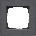 Gira 0211235 Abdeckrahmen 1f flach Gira E2 Anthrazit 