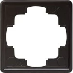 Gira 021147 Rahmen S-Color Schwarz 1-fach 