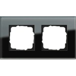 Gira 021205 Abdeckrahmen 2f Gira Esprit G Schwarz 