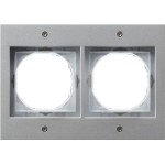 Gira 021265 Abdeckrahmen 2f Gira TX_44 (WG UP) F Alu 