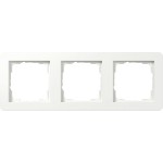 Gira 0213151 Abdeckrahmen 3f Gira E1 Reinweiß m 