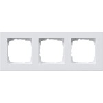 Gira 0213225 Abdeckrahmen 3f flach Gira E2 Reinweiß m 