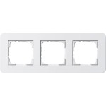 Gira 0213410 Abdeckrahmen 3f Gira E3 Reinweiß/Reinweiß 