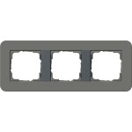 Gira 0213423 Abdeckrahmen 3f Gira E3 Dklgrau/Anthrazit 