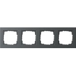 Gira 021423 Abdeckrahmen 4f Gira E2 Anthrazit 