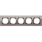 Gira 0215122 Abdeckrahmen 5f Gira Esprit G Umbra 