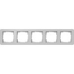 Gira 0215154 Abdeckrahmen 5f Gira E1 Grau m 