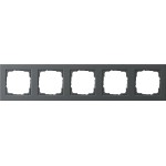 Gira 021523 Abdeckrahmen 5f Gira E2 Anthrazit 