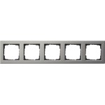 Gira 021533 Abdeckrahmen 5f Gira E2 Edelstahl 