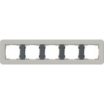 Gira 0215422 Abdeckrahmen 5f Gira E3 Grau/Anthrazit 