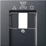 Gira 026028 Abd. TDO-Anschlussdose System 55 Anthrazit 