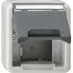 Gira 026230 Gehäuse KD + BSF Einschübe Komm.technik WG AP Grau 