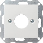 Gira 027203 Abd. Tragring Geräte Ø 22,5 mm System 55 Reinweiß 