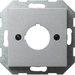 Gira 027226 Abd. Tragring Geräte Ø 22,5 mm System 55 F Alu 