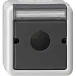 Gira 027230 Gehäuse BSF Taster Ø 22,5 mm WG AP Grau 