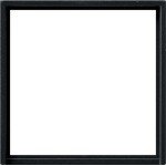 Gira 0282005 Adapterrahmen quadr. 50 x 50 mm System 55 Schwarz m 
