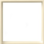 Gira 028201 Adapterrahmen quadr. 50 x 50 mm System 55 Cremeweiß 