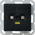 Gira 0405005 Potenzialausgleich-Dose 2f System 55 Schwarz m 