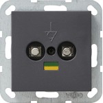 Gira 040528 Potenzialausgleich-Dose 2f System 55 Anthrazit 
