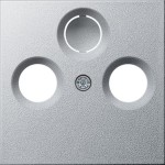 Gira 086926 Abd. Koaxial-Antennensteckd. System 55 F Alu 