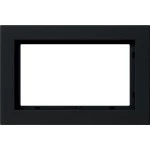 Gira 100109 Abdeckrahmen 1,5f Gira E2 Schwarz m 