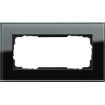 Gira 100205 Abdeckrahmen 2f o.M. Gira Esprit G Schwarz 