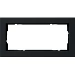 Gira 100209 Abdeckrahmen 2f o.M. Gira E2 Schwarz m 
