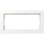 Gira 1002151 Abdeckrahmen 2f o.M. Gira E1 Reinweiß m 