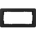 Gira 1002153 Abdeckrahmen 2f o.M. Gira E1 Schwarz m 