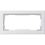 Gira 100222 Abdeckrahmen 2f o.M. Gira E2 Reinweiß m 
