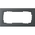 Gira 100223 Abdeckrahmen 2f o.M. Gira E2 Anthrazit 