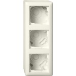 Gira 106301 AP-Gehäuse 3f + Rahmen Standard 55 Cremeweiß 
