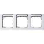Gira 109322 Abdeckrahmen 3f waager. BSF Gira E2 Reinweiß m 