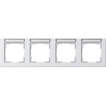 Gira 109422 Abdeckrahmen 4f waager. BSF Gira E2 Reinweiß m 