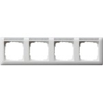 Gira 109427 Abdeckrahmen 4f waager. BSF Standard 55 Reinweiß m 