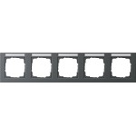 Gira 109523 Abdeckrahmen 5f waager. BSF Gira E2 Anthrazit 