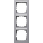 Gira 110325 Abdeckrahmen 3f senkr. BSF Gira E2 F Alu 