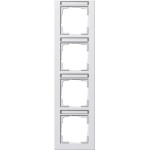 Gira 111422 Abdeckrahmen 4f senkr. BSF Gira E2 Reinweiß m 